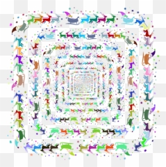 Pink M - Page Border Design Png Transparent Cartoon Jingfm Christmas Clipart Reindeer