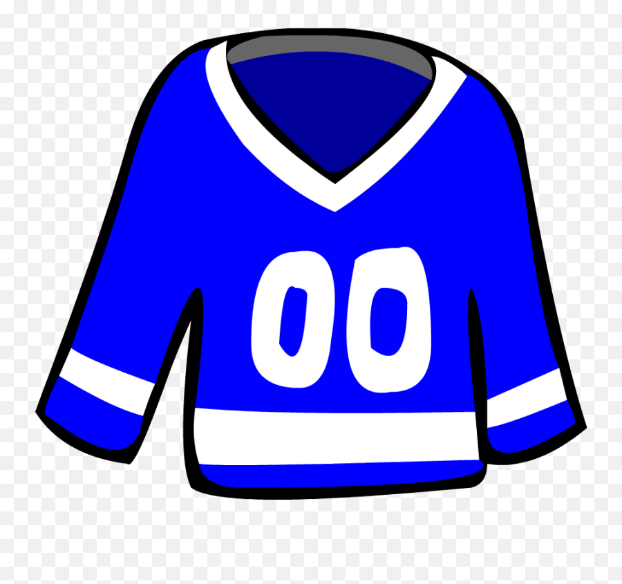Old Blue Hockey Jersey - Hockey Jersey Clip Art Png Hockey Jersey Clip Art,Jersey Png