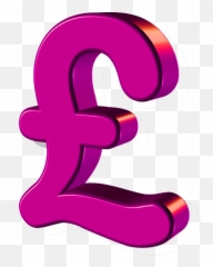 Pink Pound Sign Transparent Image Free Png Images - Transparent Pound Sign
