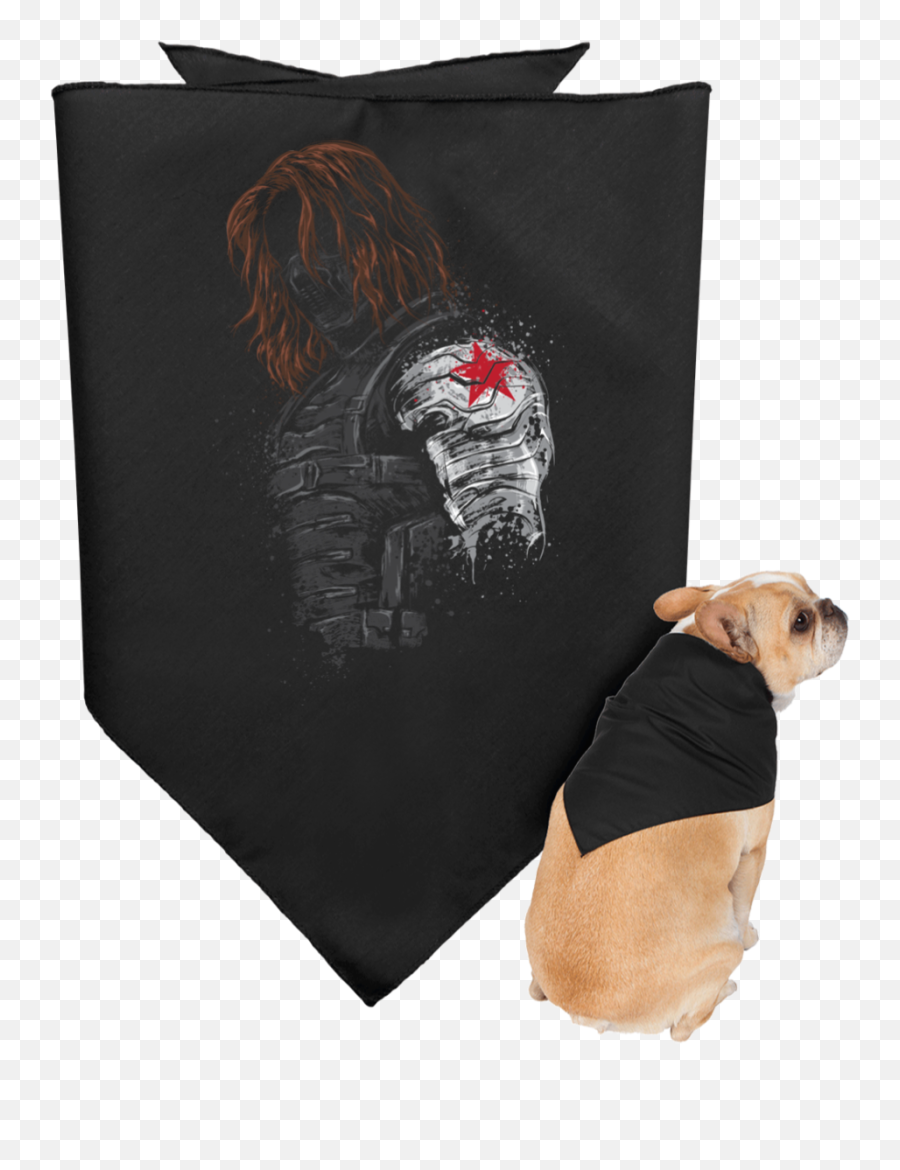 Winter Soldier Doggie Bandana Png