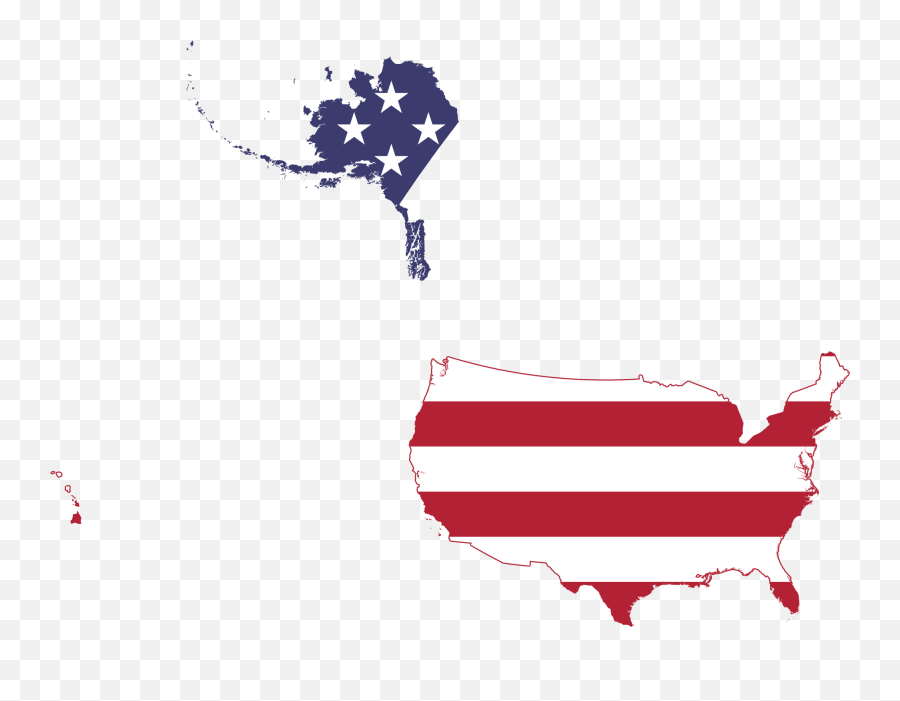 Download Open - 5o State Usa Flag Map Full Size Png Image Flag Map Of Usa,Usa Map Png