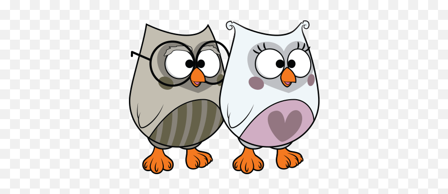 Grandma And Grandpa Owl Transparent Png - Bubu Png,Grandpa Png