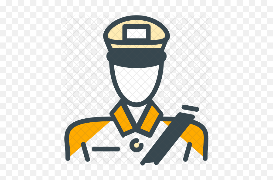 Mailman Icon Of Colored Outline Style - Clip Art Png,Mailman Png