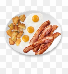 Breakfast Plate Png Graphic Black And White Library - Plate Of Breakfast Png,Food Plate Png