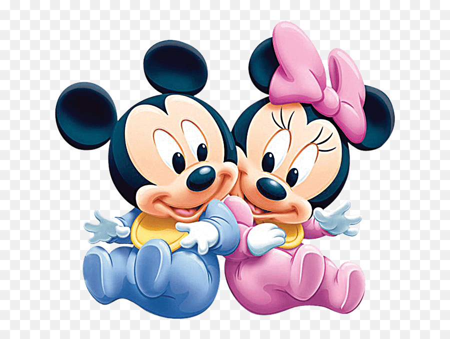 Download Baby Mickey And Minnie Mouse - Animated Cute Gif Happy Friendship Day Png,Baby Mickey Png