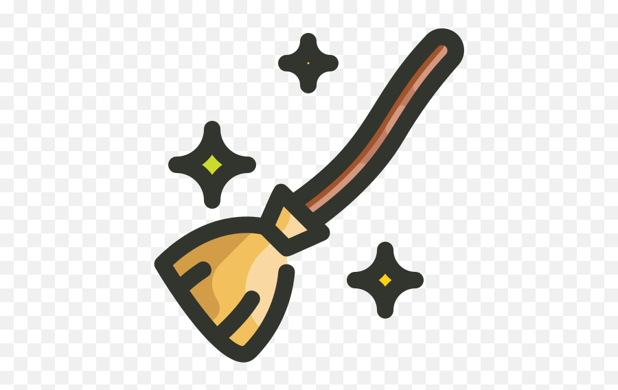 Broomstick Fly Magic Witch Free Icon Of Halloween 01 - Twinkle Stars Icon Png,Broomstick Png