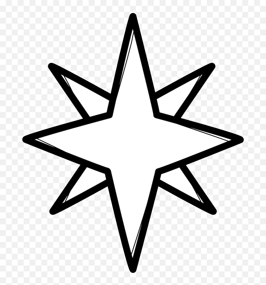 Star Of Bethlehem Png - Star Of Bethlehem Template,Star Vector Png