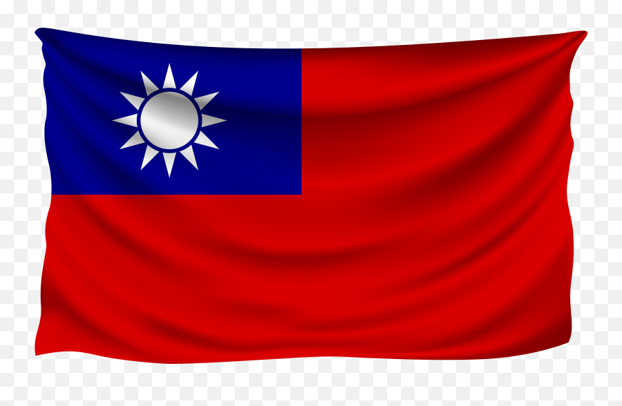 Taiwan Wrinkled Flag In 2020 - Transparent Taiwan Flag Png,Taiwan Png