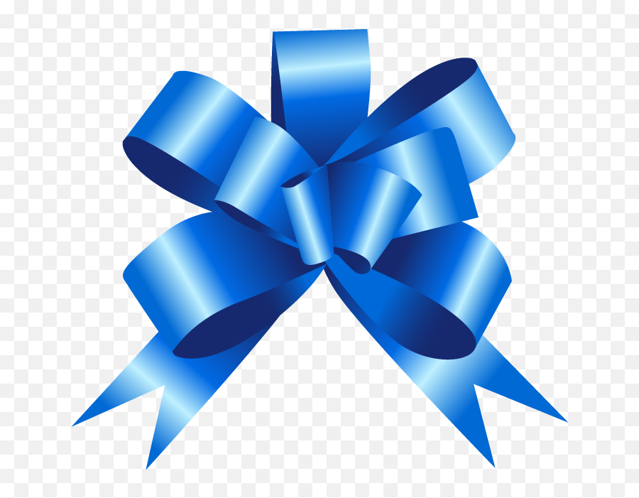 Blue Gift Bow Png Picture - Blue Gift Ribbon Transparent,Blue Ribbon Png