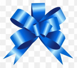 Blue Gift Bow Png Picture - Blue Gift Ribbon Transparent,Blue Ribbon Png