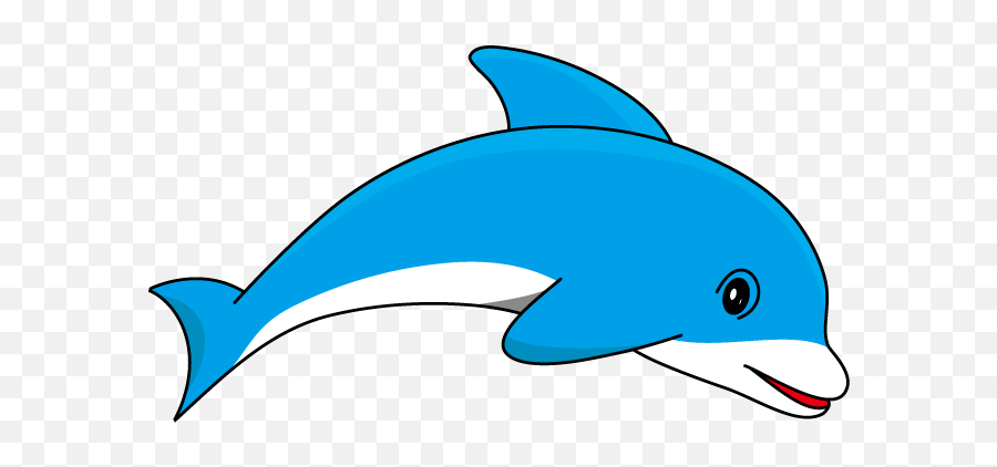 Dolphin Clipart Png - Clip Art Of Dolphin,Dolphin Transparent Background