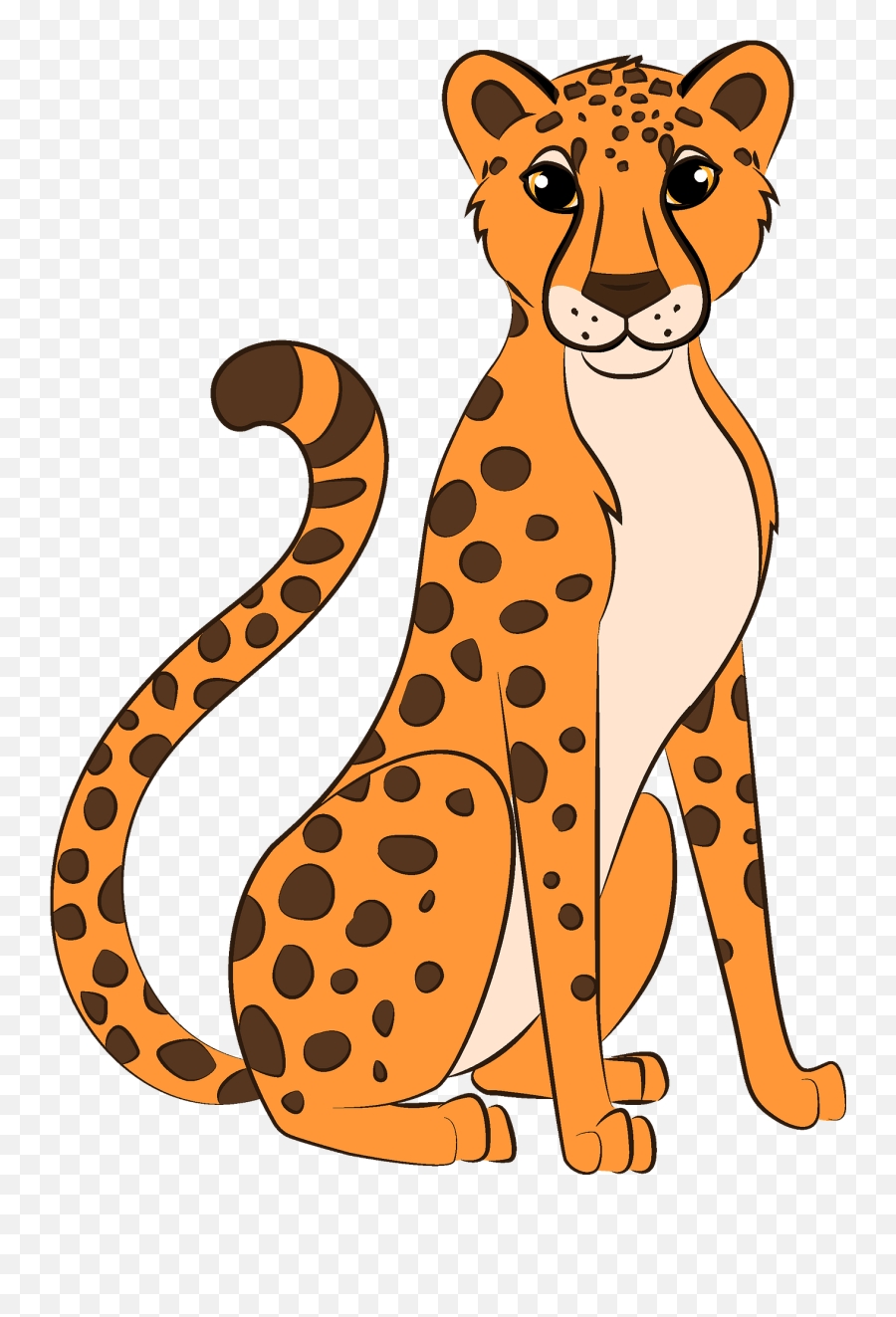 Cheetah Clipart - Dot Png,Cheetah Transparent