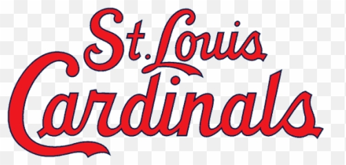 St - St Louis Cardinals Name Png,Cardinal Baseball Logos