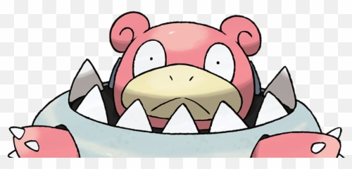 Mega Slowbro Is A Horrifically Cruel - Mega Slowbro Pokemon Go Png,Slowpoke Png