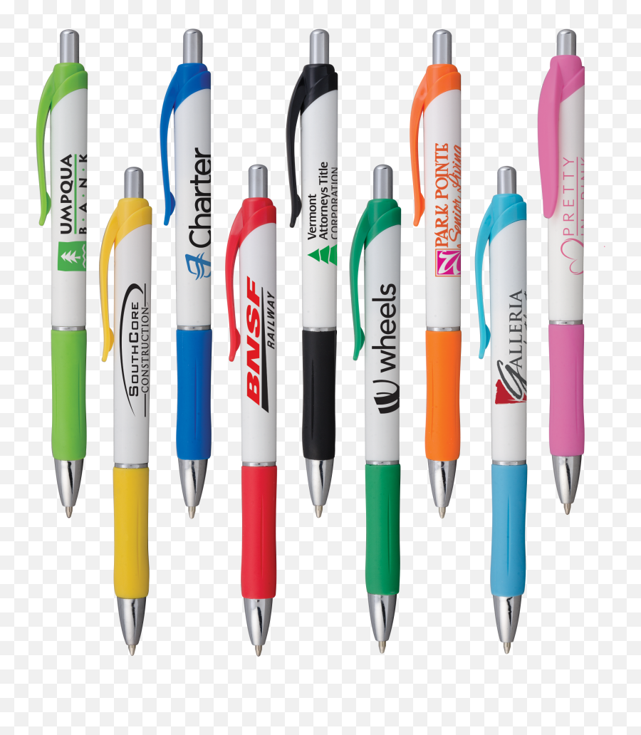 Promotional Pens Writing Instruments - Marking Tool Png,Bic Pen Logo