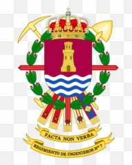 Engineer Regiment No 7 Spanish Army - Escudo coat of arms Grupo De Regulares Melilla png