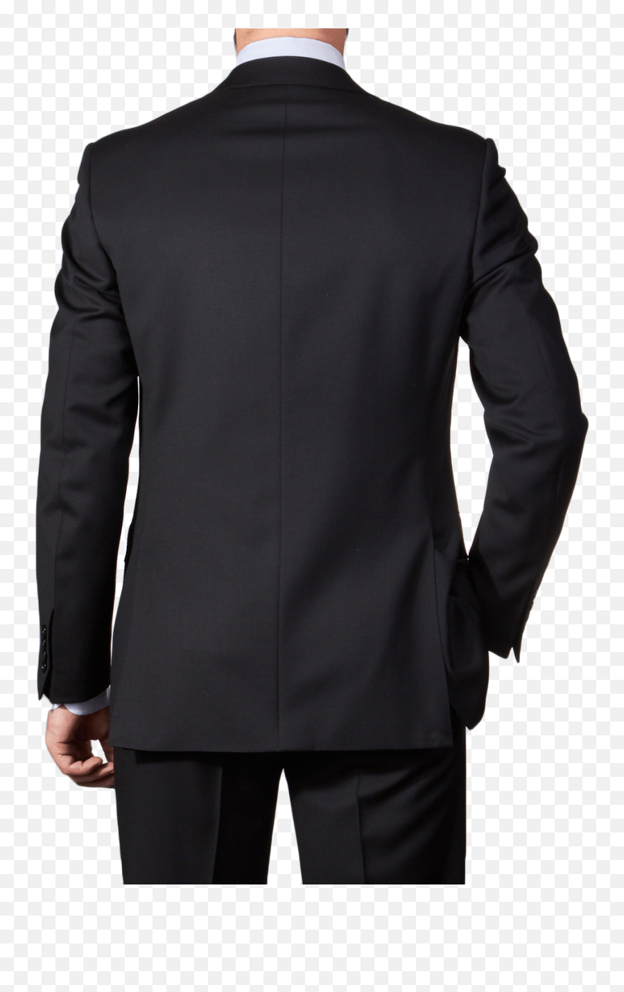 Canali - Black Single Breasted Notch Lapel Suit Baltzar Png,Black Suit Png
