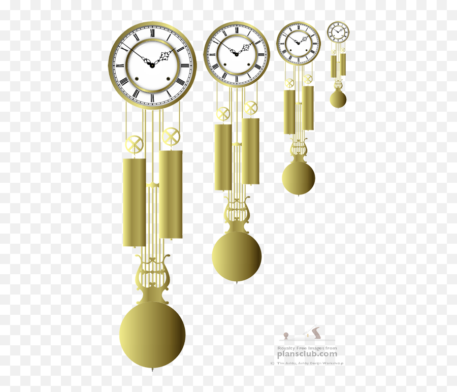 Vienna Regulator Lyre Pendulum Movement Images X4 - Quartz Clock Png,Pendulum Png