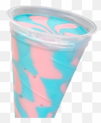 Dessert Cups No Fat Cotton Candy Yogurt Twister Cup - Cotton Candy Twister Cup Png,Cotton Candy Transparent