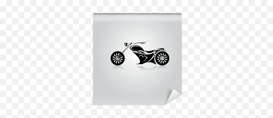 Vector Silhouette Of Classic Motorcycle Icon Wall Mural U2022 Pixers - We Live To Change Adesivi Vettoriali Con Moto Png,Icon Motorcyle