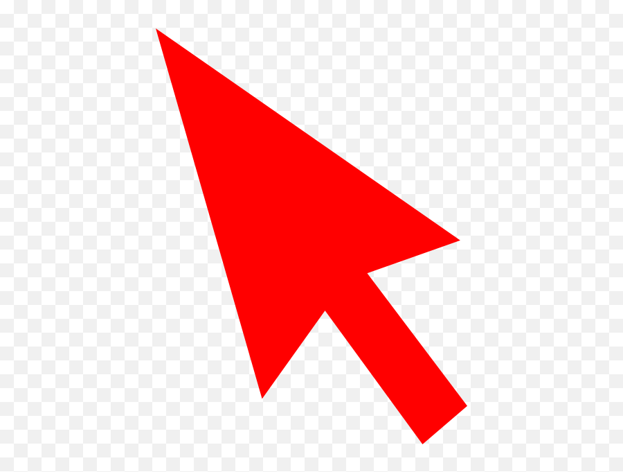 Download Hd Mouse Pointer Clip Art - Cursor Red Png,Mouse Click Png