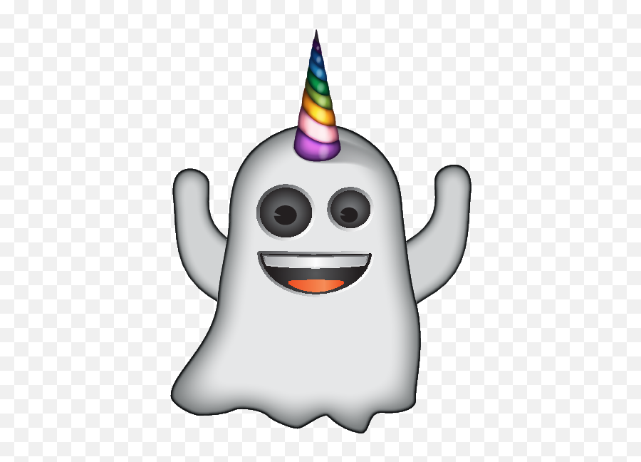 Emoji U2013 The Official Brand Ghost Unicorn - Birthday Ghost Emoji Png,Ghost Emoji Transparent