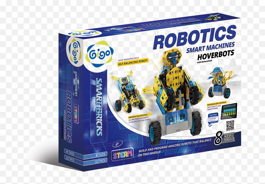 Robotics Smart Machines - Hoverbots With Balancetech U2013 Gigotoys Gigo Png,Robot Transparent