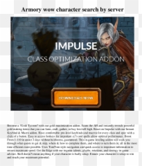 Pdf Armory Wow Character Search By Server Ingrid Brown - Fictional Character png