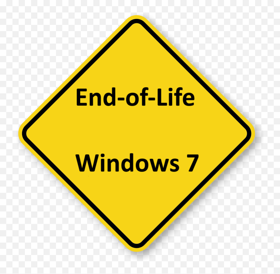 Microsoft Windows 7 End Of Life - Don T Text And Drive Sign Dot Png,Windows Drive Icon