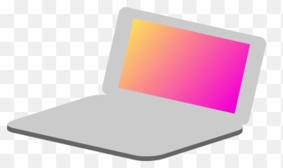Free Clip Art Laptop Simple Icon By Cmy - Clipart Computer Pastel Hd Png,Minimal Icon