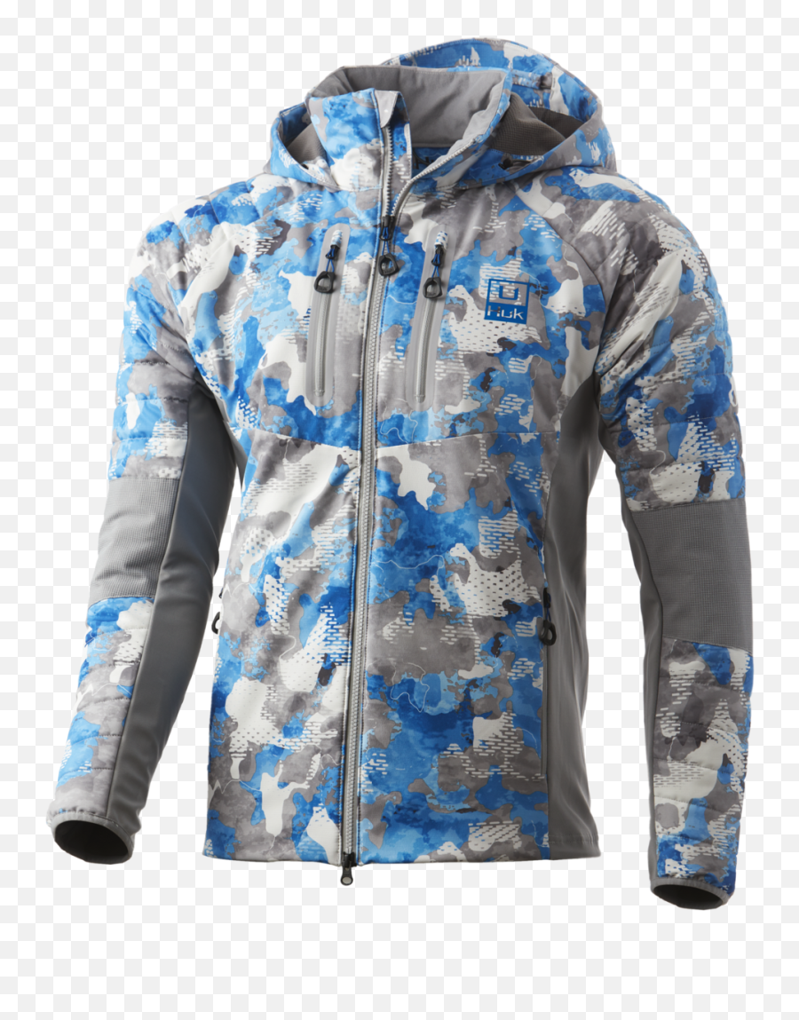 Huk Icon X Superior Hybrid Jacket - Refraction Ice Boat Hooded Png,Underarmour Icon