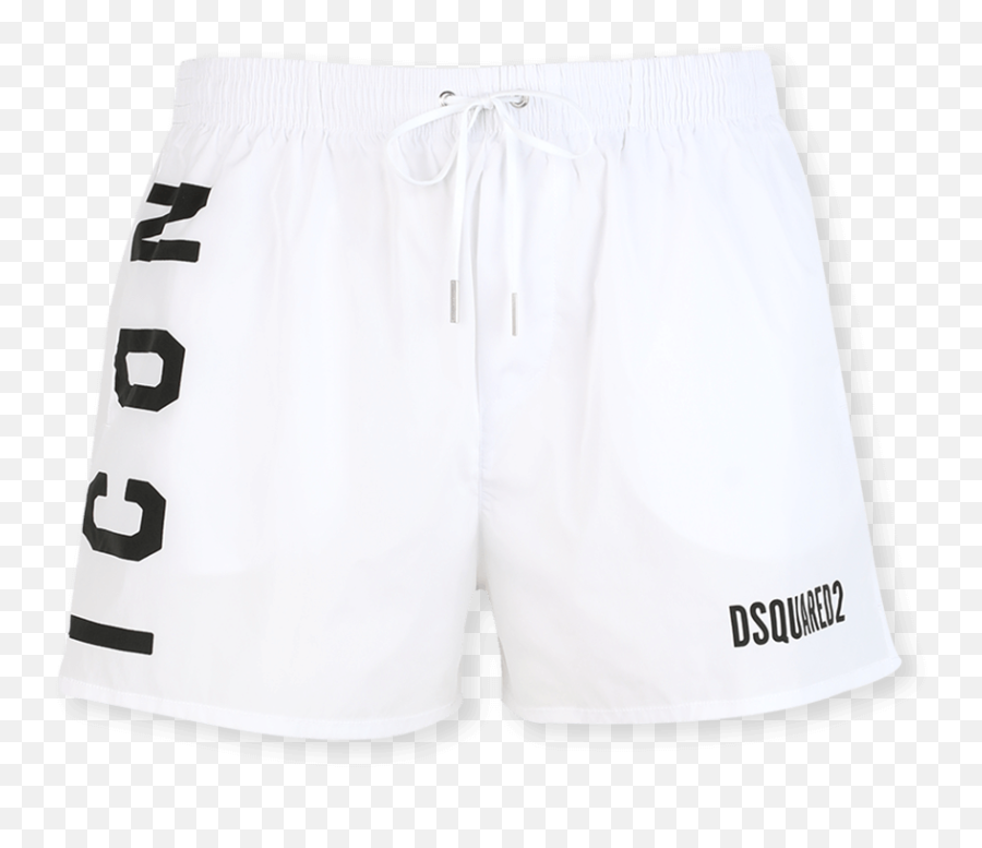 Icon Swim Trunks In White Factory 54 - Rugby Shorts Png,Trunks Icon
