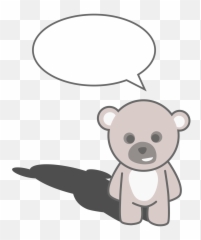 Teddy Bear Black And White Free - Cute Teddy Bear Cartoon Png,Teddy Bear Clipart Png