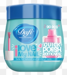 Dafi Quick Nail Polish Remover 90pcs Png