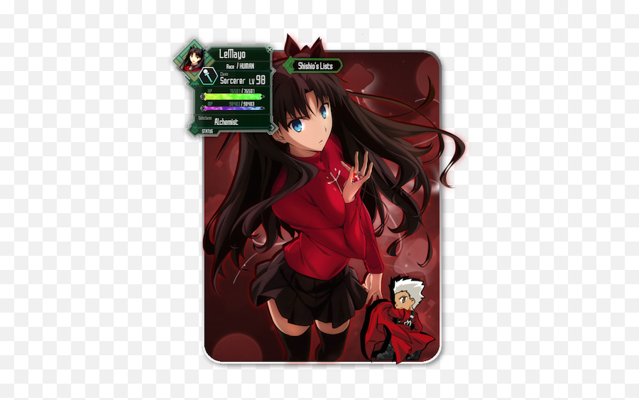 Closed Log Horizon Edition - Forums Myanimelistnet Fate Stay Night Wallpaper For Iphone Png,Rin Tohsaka Icon