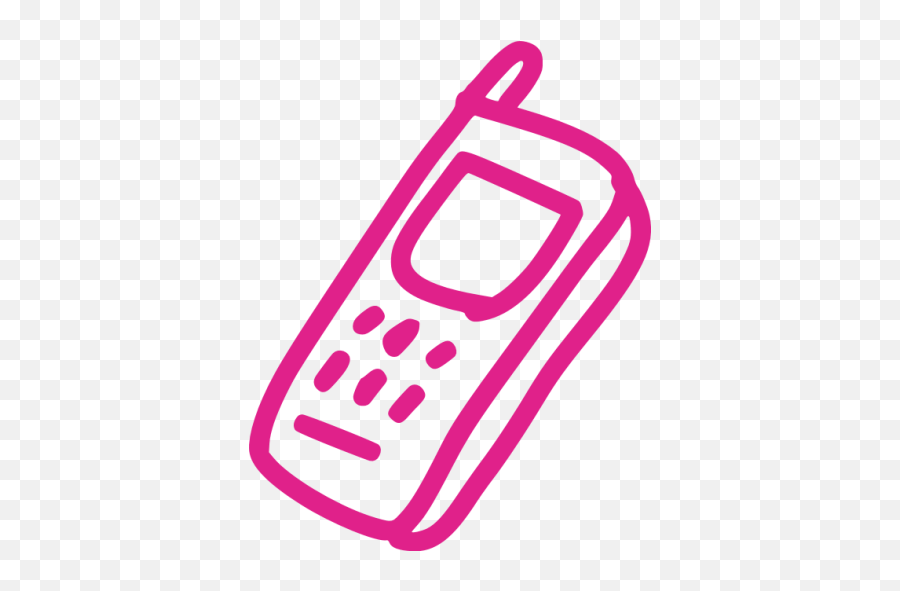 Barbie Pink Phone 5 Icon - Free Barbie Pink Phone Icons Green Color Mobile Logo Png,Telephone Call Icon