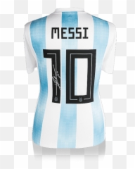 Leo Messi Signed 2017 - 18 Argentina World Cup Jersey Autograph Coa Lionel Barcelona Sports Jersey Png,Messi Transparent