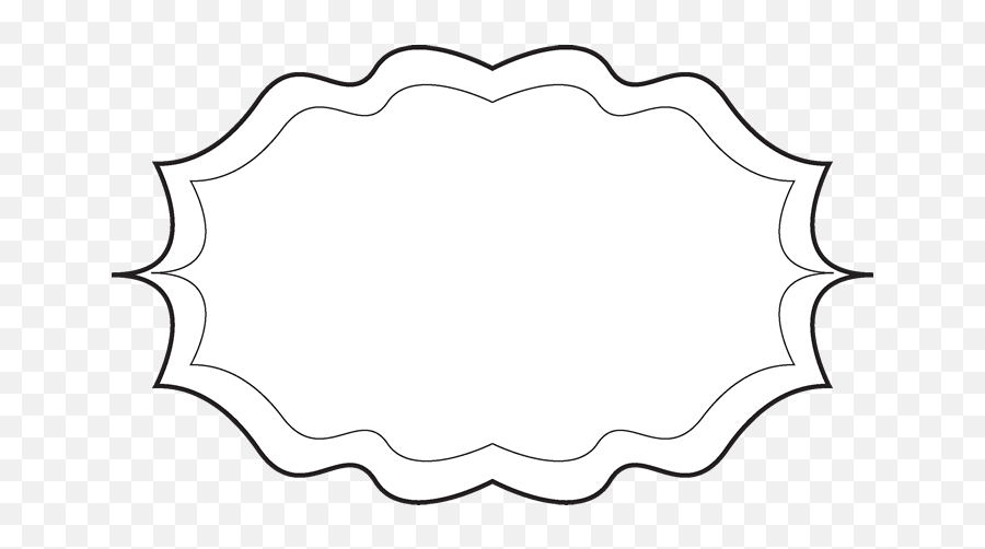 Fancy Shapes Clipart Black And White - Shapes Clipart Black And White Png,Fancy Circle Png