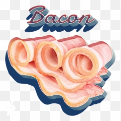 Bacon Clipart Flatworm Transparent Free For - Bacon Png,Bacon Transparent Background