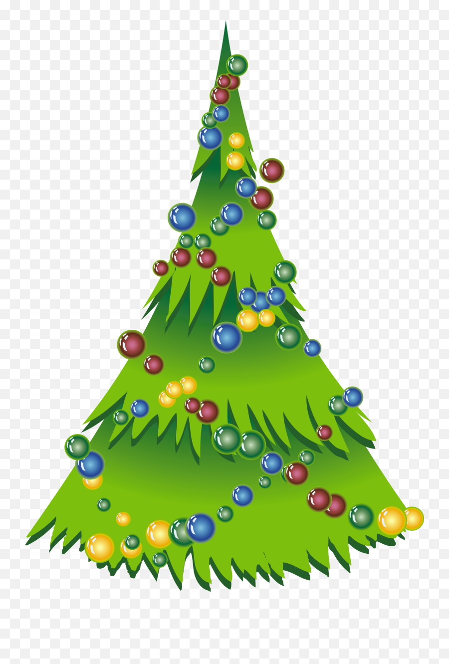 Christmas Simple Tree Png Clipart - Simple Clipart Christmas Trees,Simple Tree Png