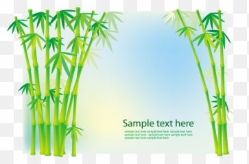 Bamboo Tree Png - Bamboo And Grass Plant Vector Panda Theme Birthday Backdrop