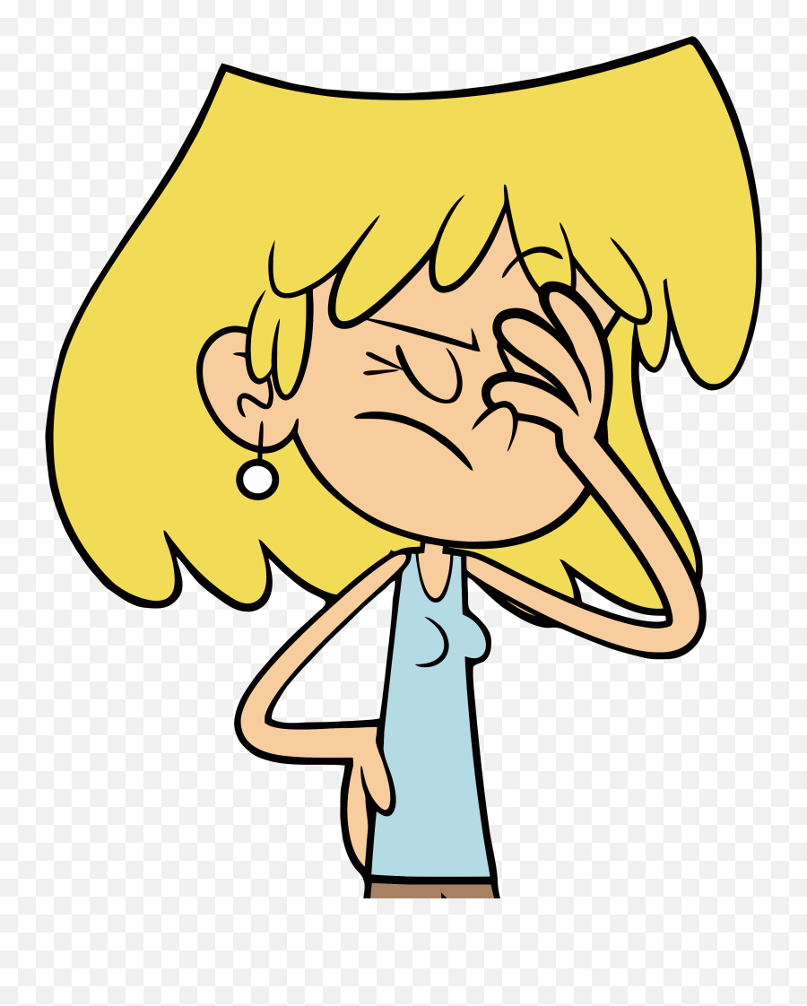 Download Hd Face Palm Meme - Lori Loud House Sad Transparent Lori Sad The Loud House Png,Face Palm Png