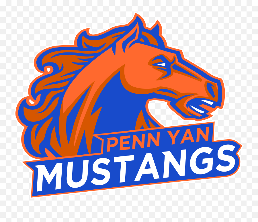 The Penn Yan Mustangs - Mane Png,Mustang Mascot Logo