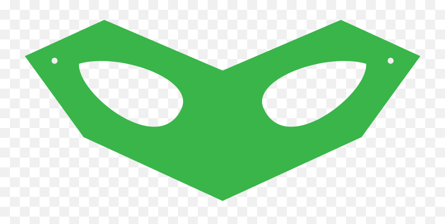 Green Lantern Mask Transparent Png - Green Lantern Mask Template,Green Lantern Logo Png