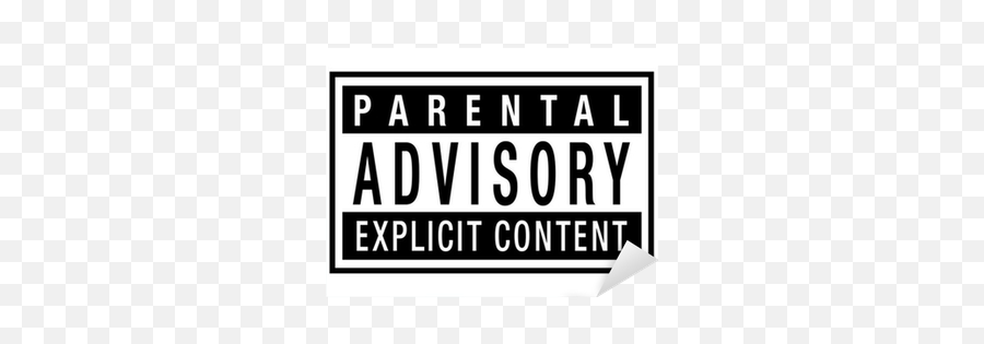 Explicit Label Png Picture - Signage,Parental Advisory Sticker Png
