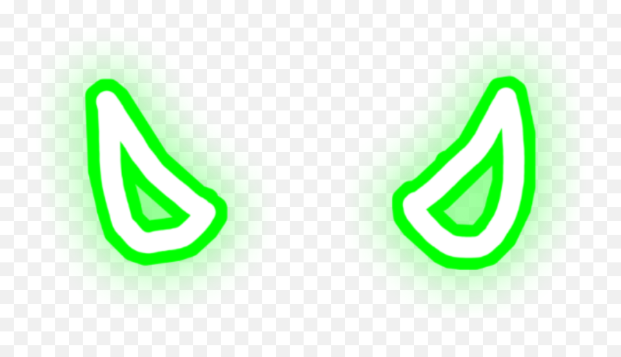 Follow Itsjagbir Devil Green Neon Cute Horns Remixi - Green Devil Horns Neon Png,Devil Horn Png