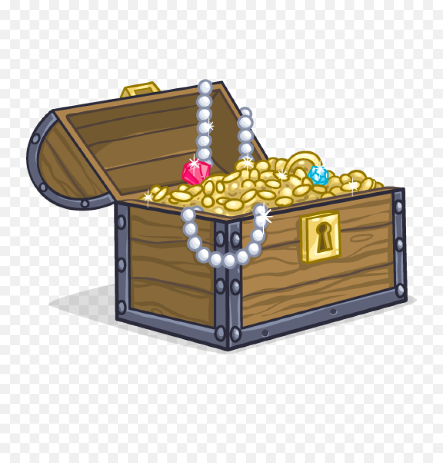 Treasure Chest Png Image Background - Pirate Treasure Chest Cartoon,Treasure  Chest Transparent - free transparent png images 