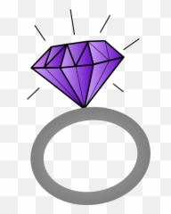Download Diamonds Clipart Amethyst - Blue Diamond Clipart Red Engagement Ring Clipart Png,Diamond Clipart Png