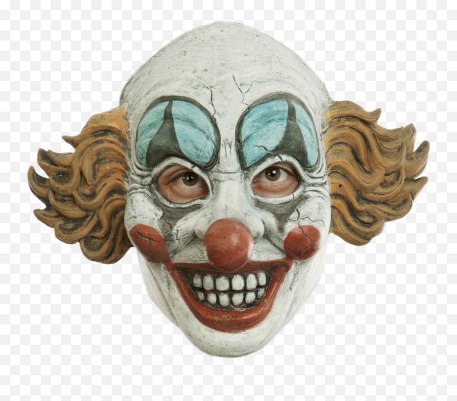 Vintage Clown - Mask Png,Clown Wig Png