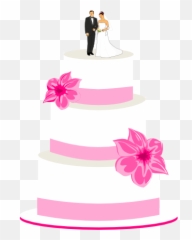 Wedding Cake Clipart - Free Graphics for Weddings Groom And Bride png